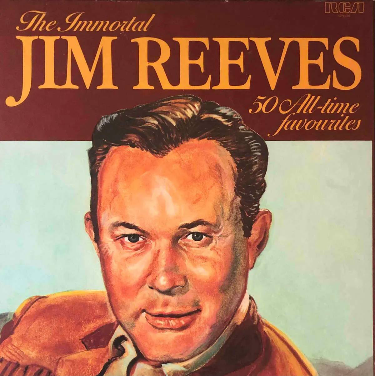 The Immortal Jim Reeves by Jim Reeves cover